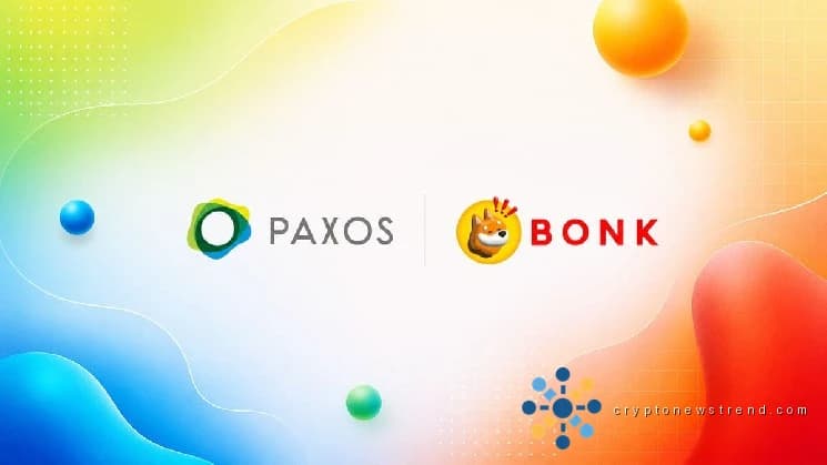 Paxos Adds BONK to Its Regulated Crypto Brokerage, Expanding Access Across Major Fintechs