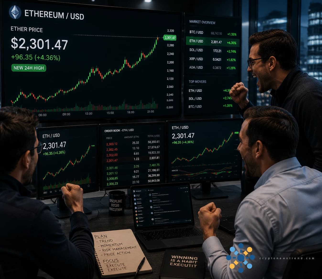 Can Ethereum hold $2,300 after JPMorgan’s big blockchain move?